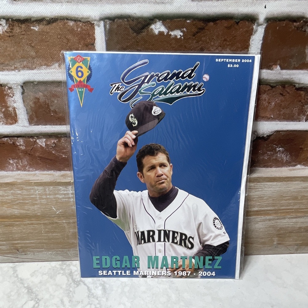 The Grand Salami Magazine Issue 6 Vol. 9 Sept 2004 Edgar Martinez Mariners - NEW